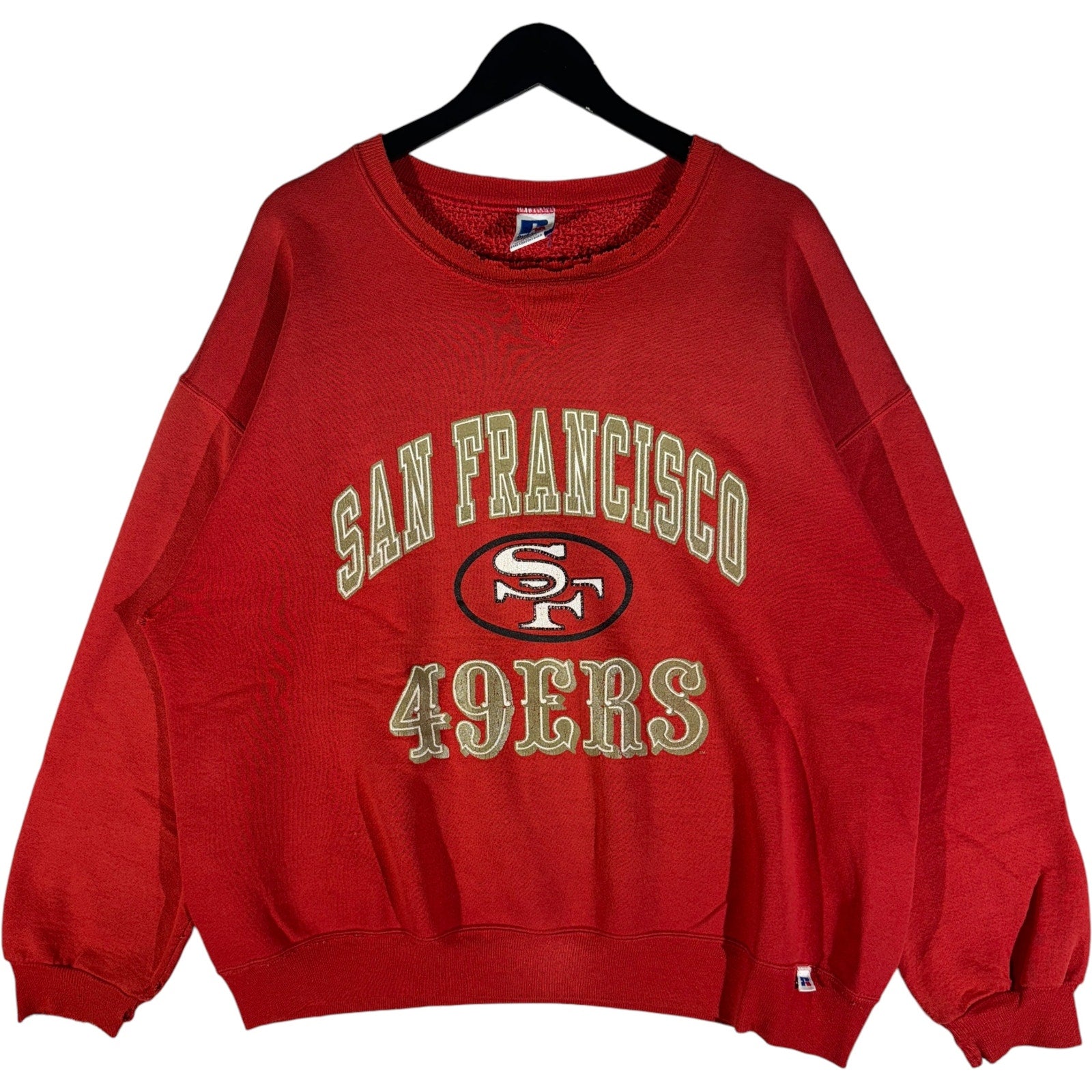 Vintage Russell San Fransisco 49ers Spellout Crewneck