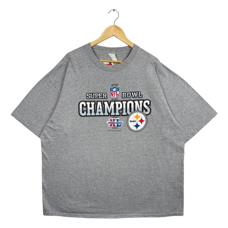 Vintage Pittsburgh Steelers Super Bowl XL Champions NFL T-Shirt