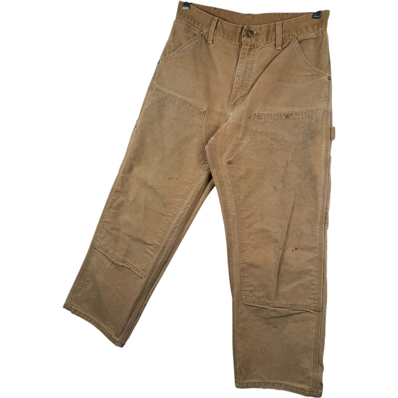Vintage Carhartt Khaki Carpenter Pants 31x25.5
