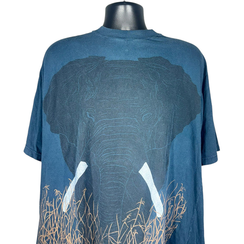 Vintage AOP Elephant Nature Tee