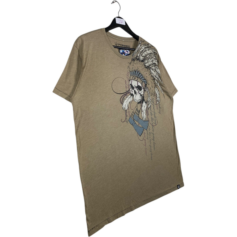 Vintage Skull Graphic Print T-Shirt