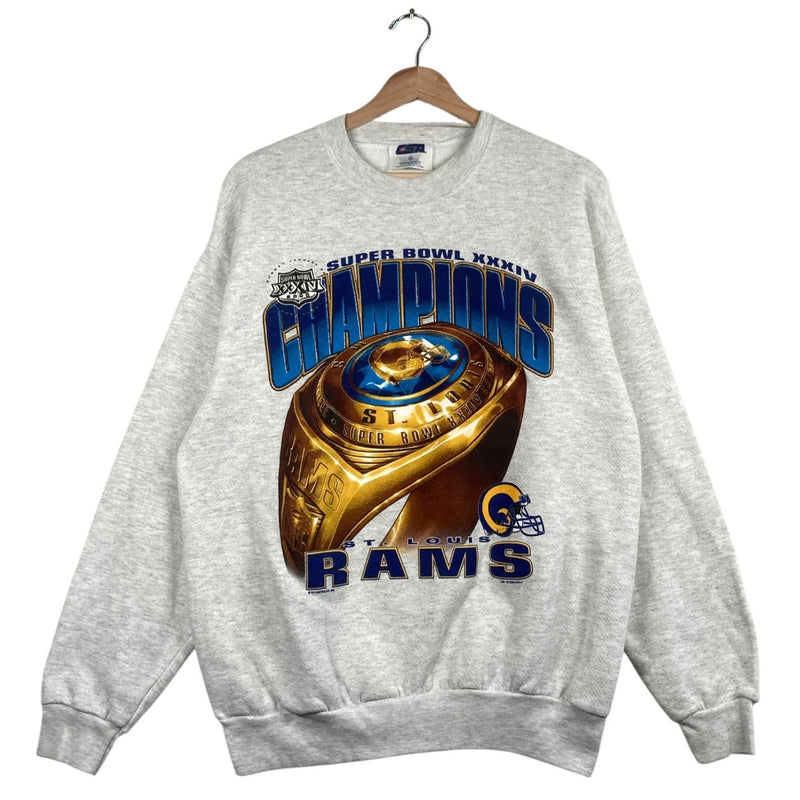 Vintage St. Louis Rams Super Bowl XXXIV NFL Crewneck