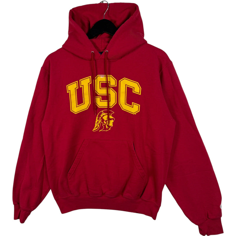 Vintage Champion University Of Southern California Logo Hoodie
