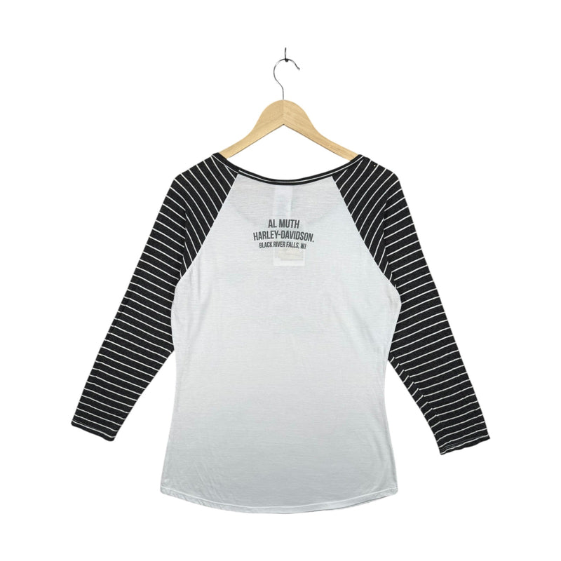 Vintage Harley Davidson Striped T-Shirt