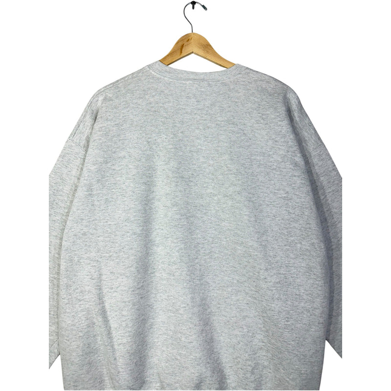 Vintage Fruit Of The Loom Embroidered Quote Crewneck