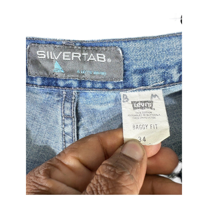 Vintage Levi's Silvertab Denim Shorts 34