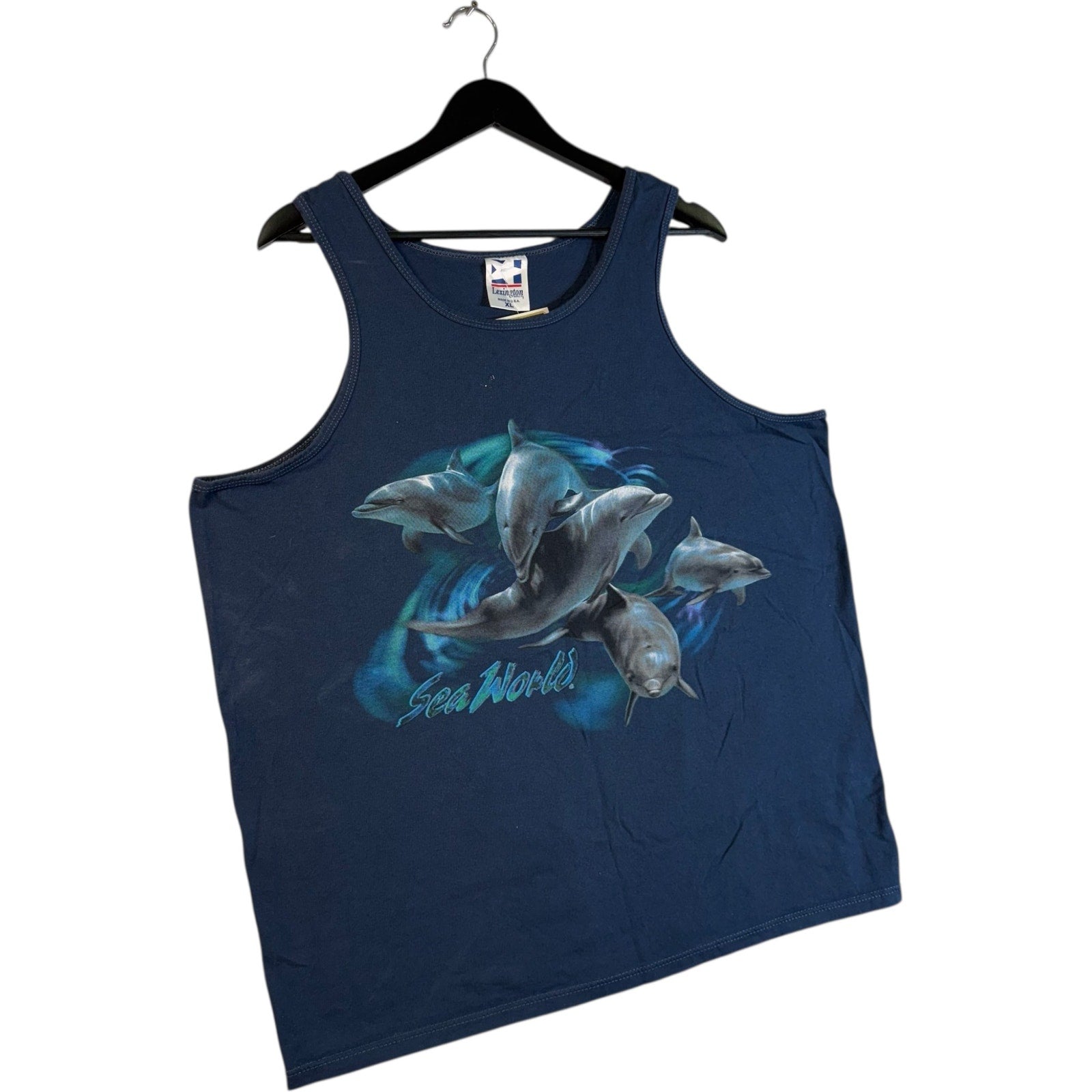Vintage Sea World Dolphins Tank Top