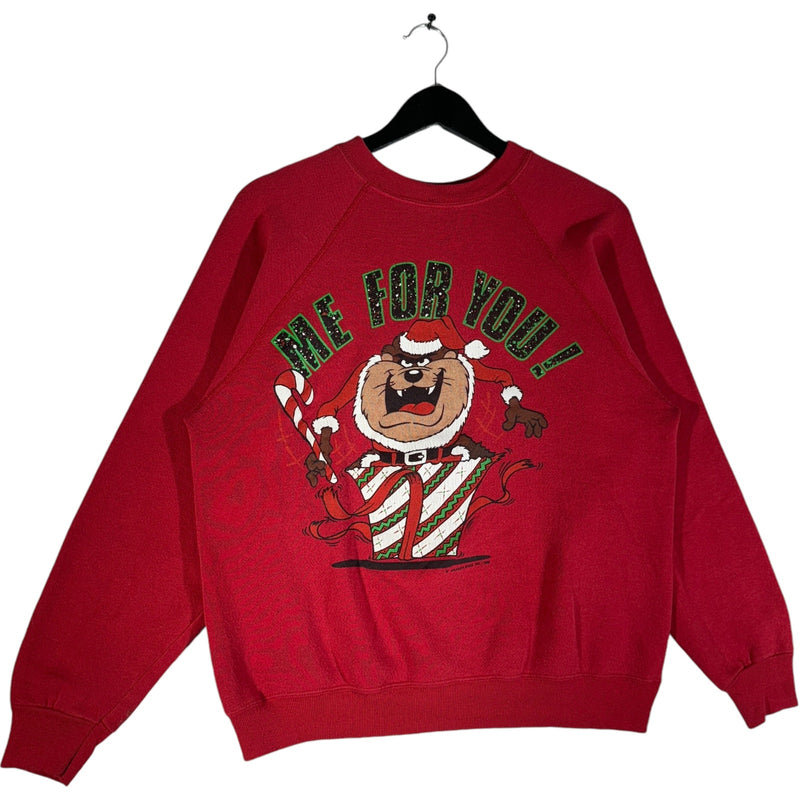 Vintage Looney Tunes Taz Christmas Present Crewneck