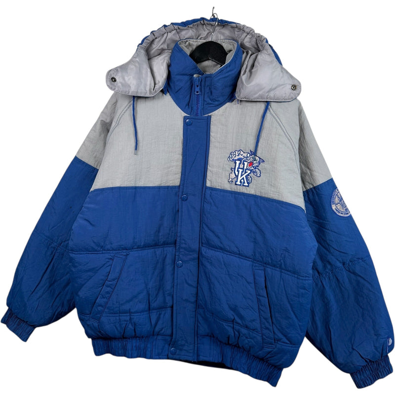 Vintage University Of Kentucky Wildcats Puffer Jacket