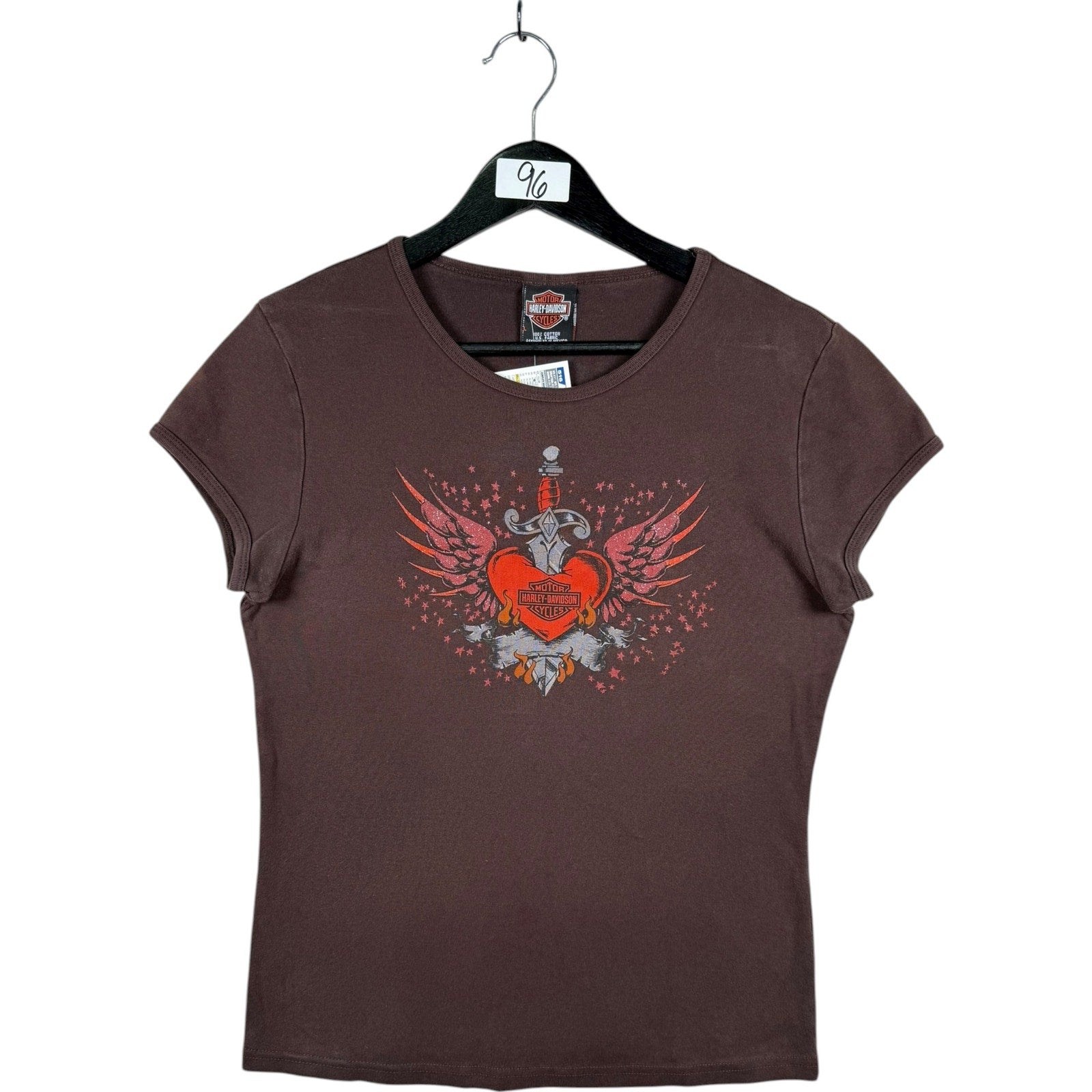 Vintage Harley Davidson Heart Dagger T-Shirt
