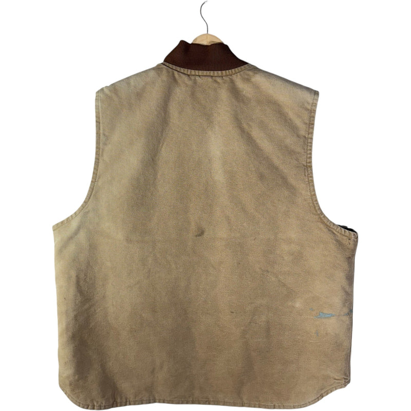 Vintage Carhartt Insulated Full Zip Workwear Vest