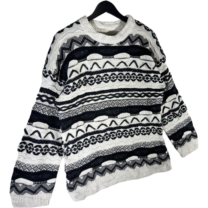 Vintage 3D Knit Sweater