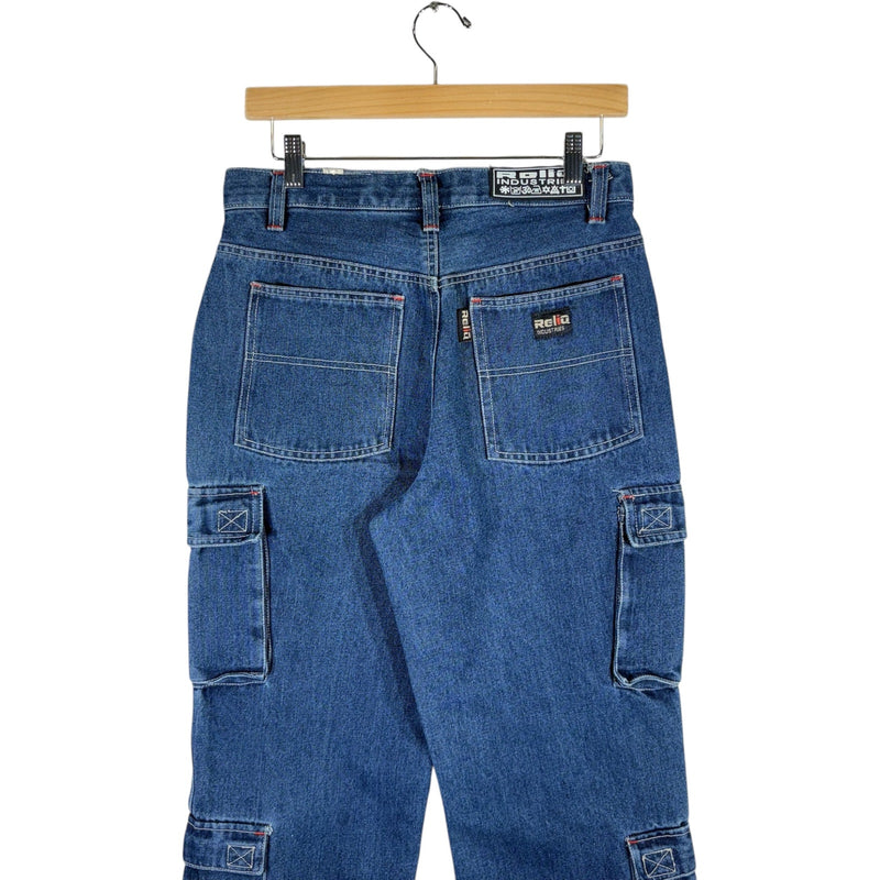 Vintage Reliq Industries Denim Cargo Pants