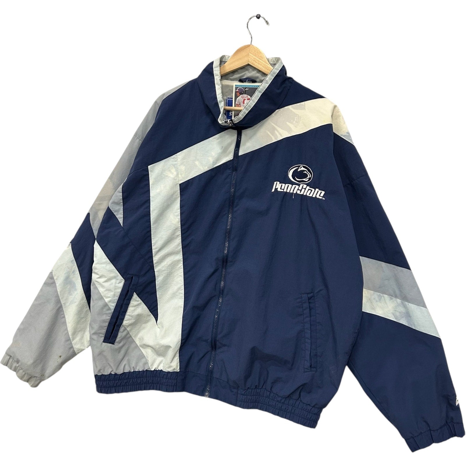 Vintage Starter Penn State University Full Zip Windbreaker