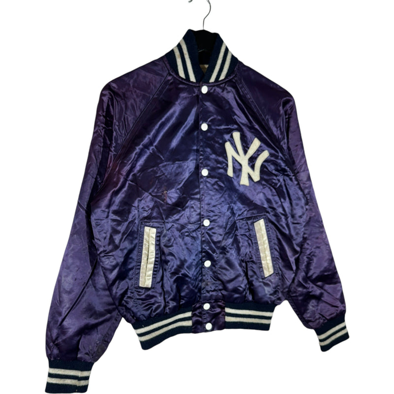 Vintage New York Yankees Satin Bomber Jacket