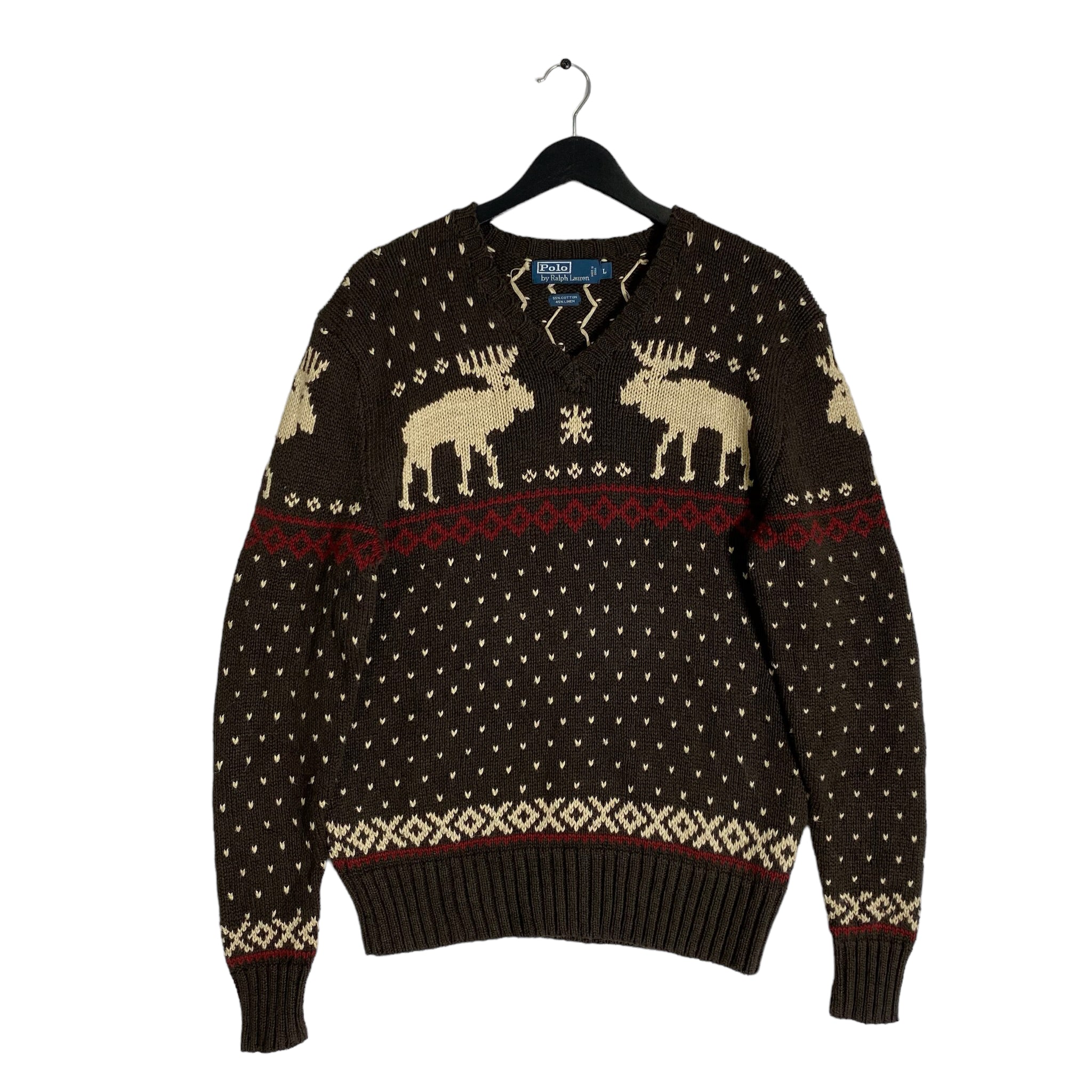 Vintage 2024 moose sweater