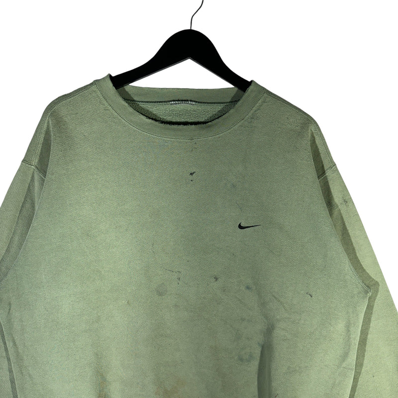 Vintage Nike Mini Swoosh Sage Crewneck