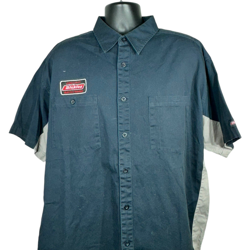 Vintage Dickies Mechanics Short Sleeve Button Up