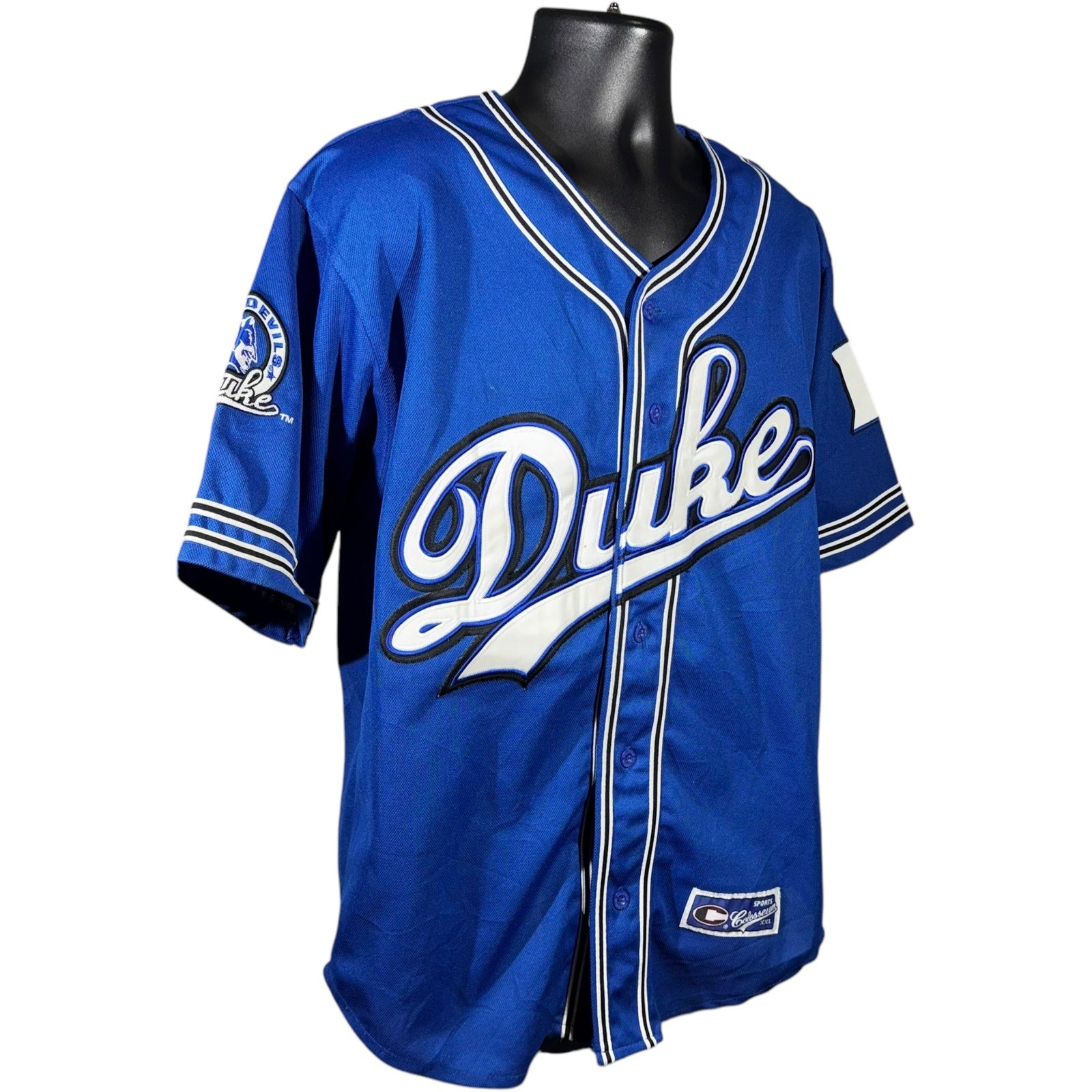 Vintage Duke University Blue Devils Baseball Jersey