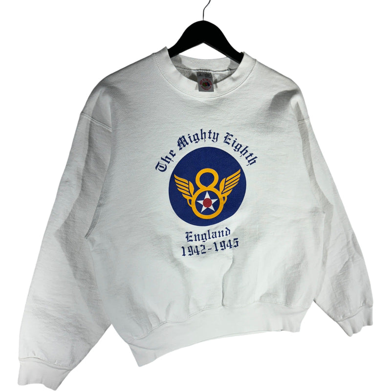 Vintage England WWII The Mighty Eight Air Force Crewneck