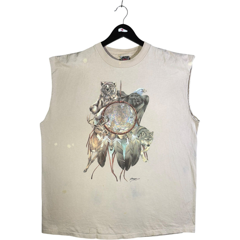 Vintage Dream Catcher Muscle Sleeves Tank Top