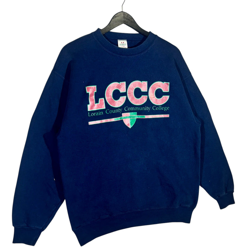 Vintage Lorain County Community College Crewneck