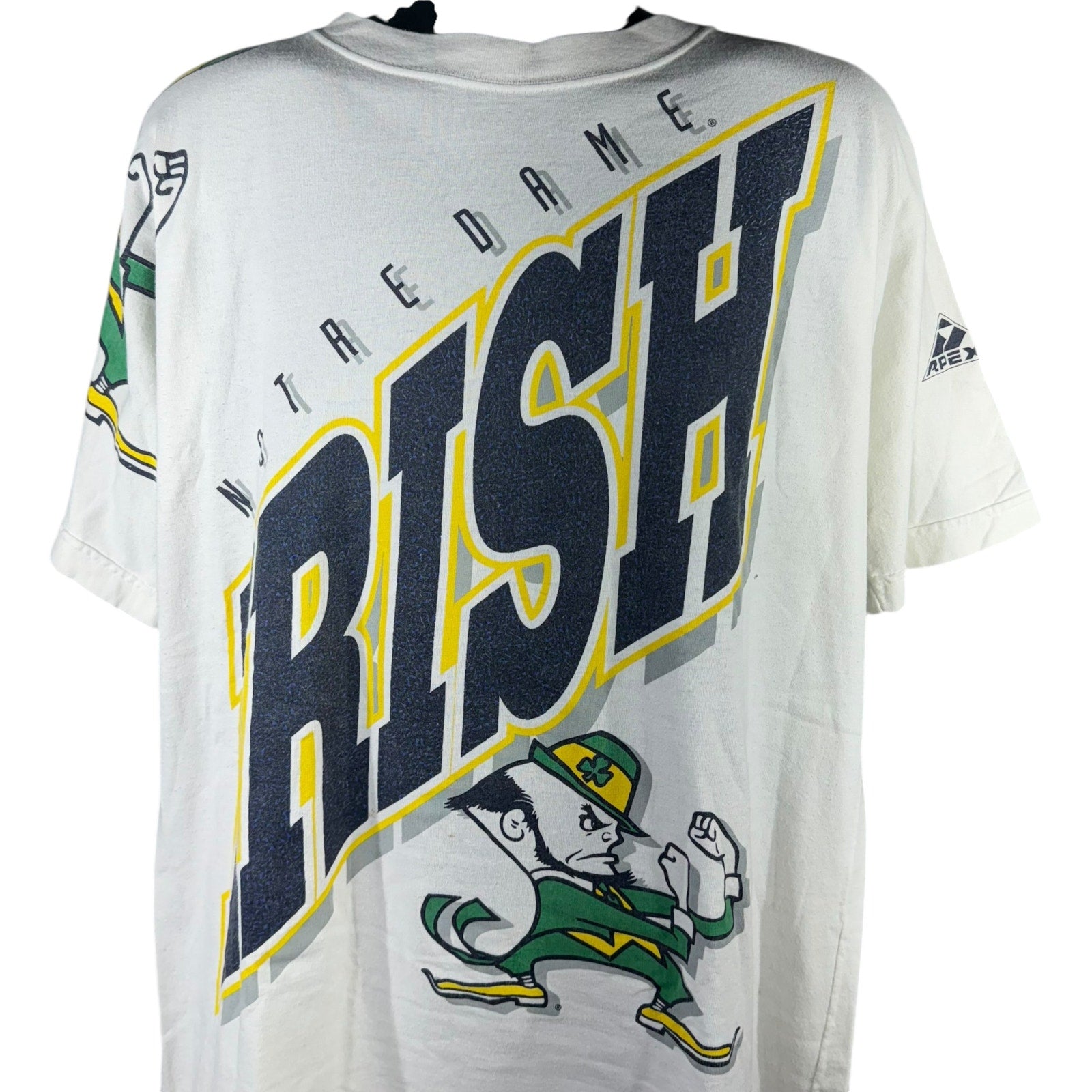 Vintage University of Notre Dame Fightin' Irish AOP Apex Tee