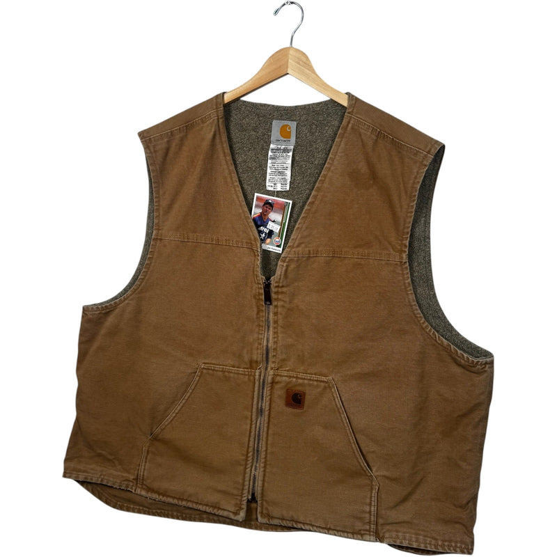 Vintage Carhartt Sherpa Linned Workwear Vest