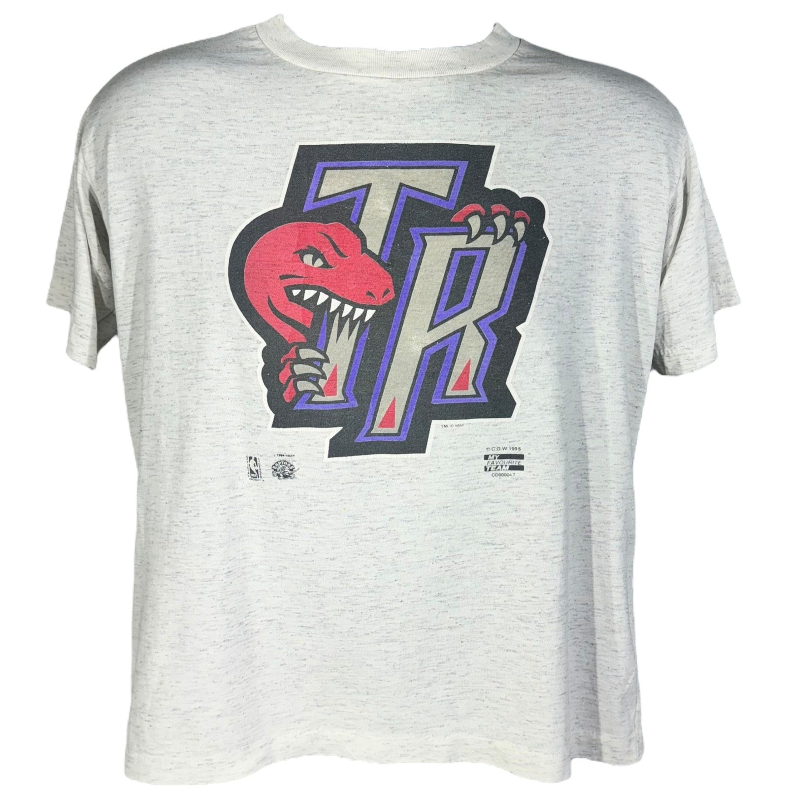 Vintage Toronto Raptors Logo Tee 1995