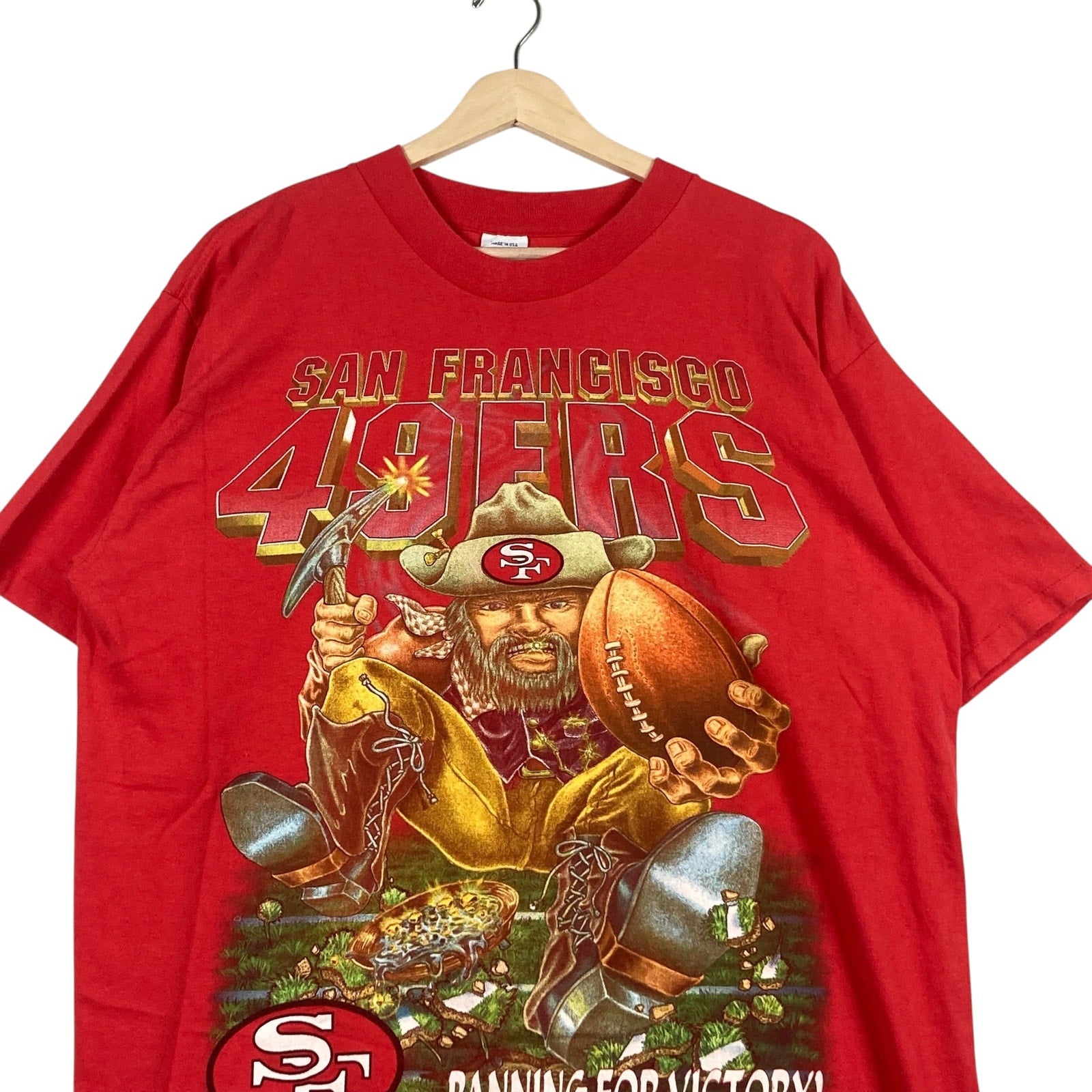 Vintage San Francisco 49ers Victory Miner NFL Tee