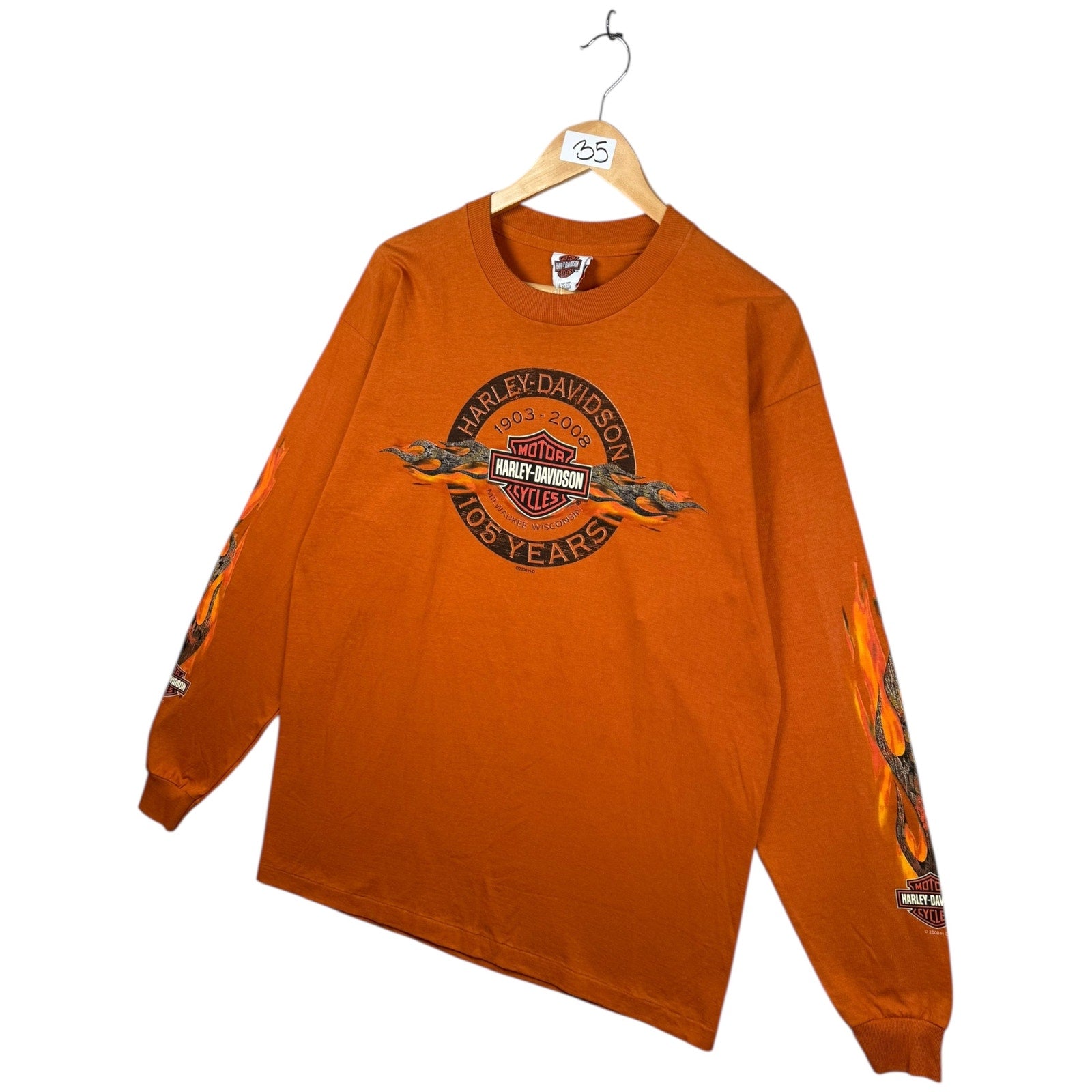 Vintage Harley Davidson 105th Anniversary Long Sleeve