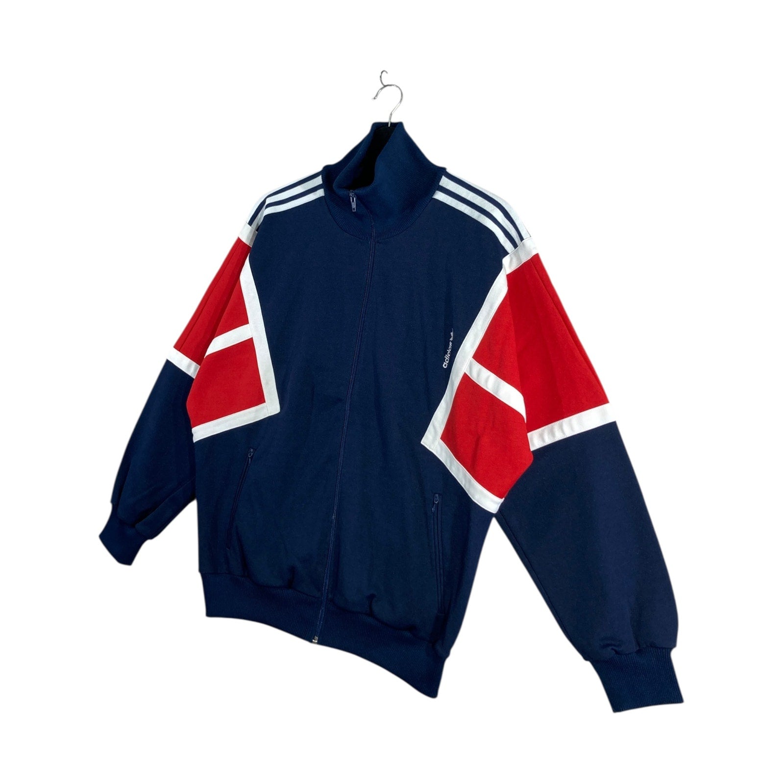 Vintage Adidas Trefoil 3-Striped Full Zip Track Jacket