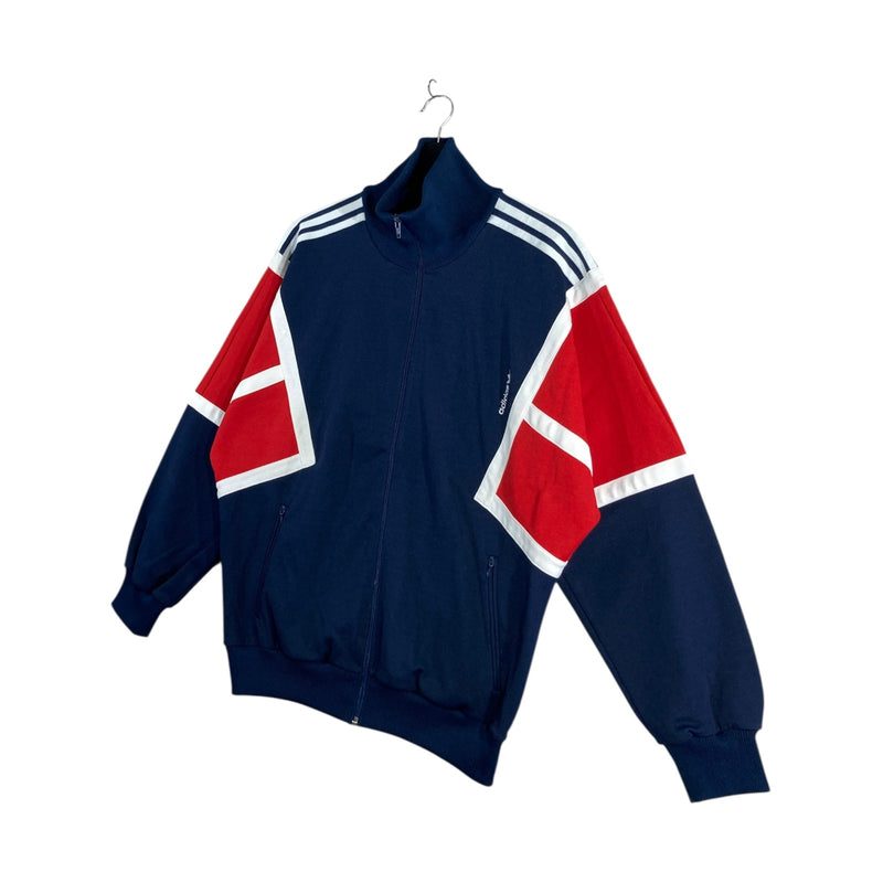 Vintage Adidas Trefoil 3-Striped Full Zip Track Jacket