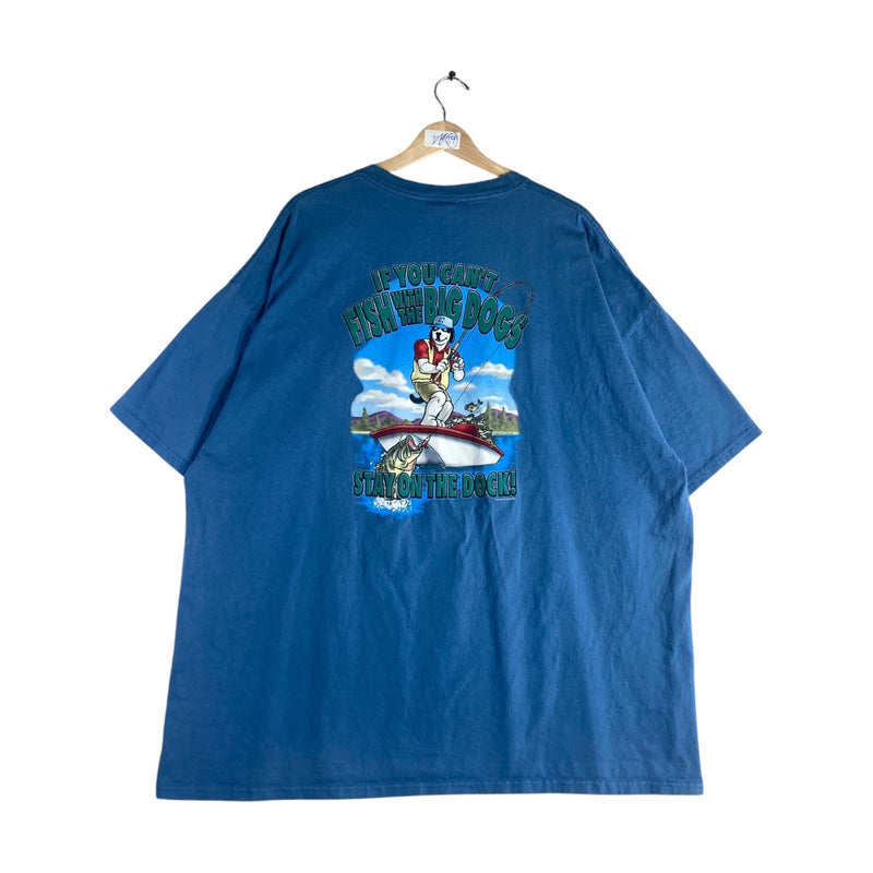 Vintage Big Dogs Fishing Graphic T-Shirt