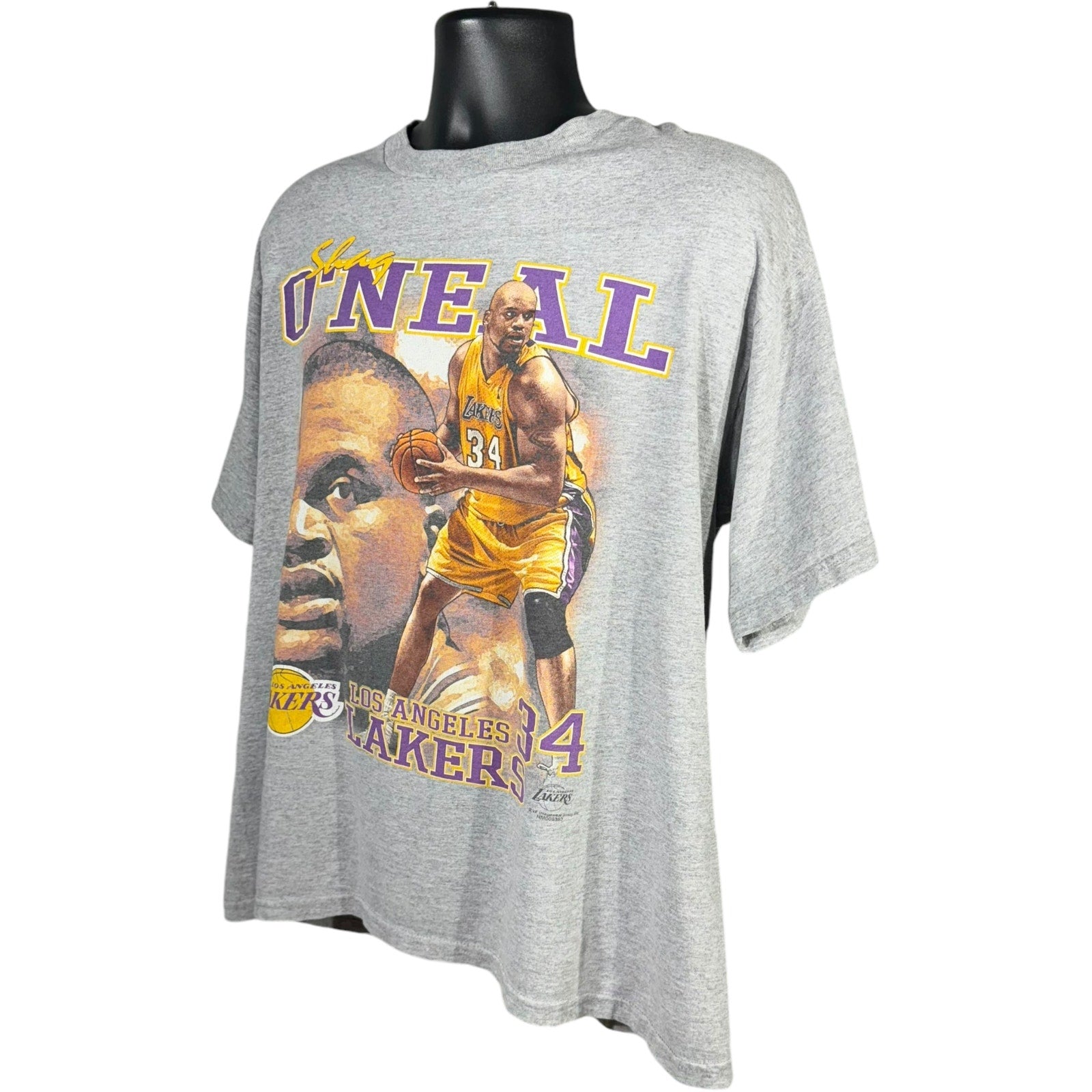 Vintage Los Angles Lakers Shaquille O'Neal # 34 NBA Tee 90s