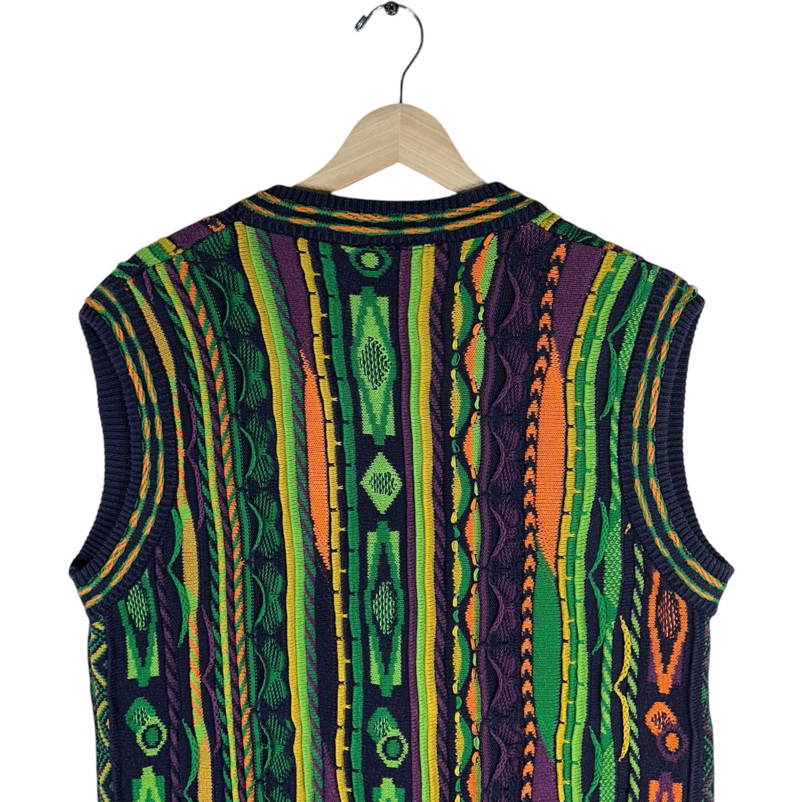 Vintage Coogi Wool 3D Knit Sweater Vest