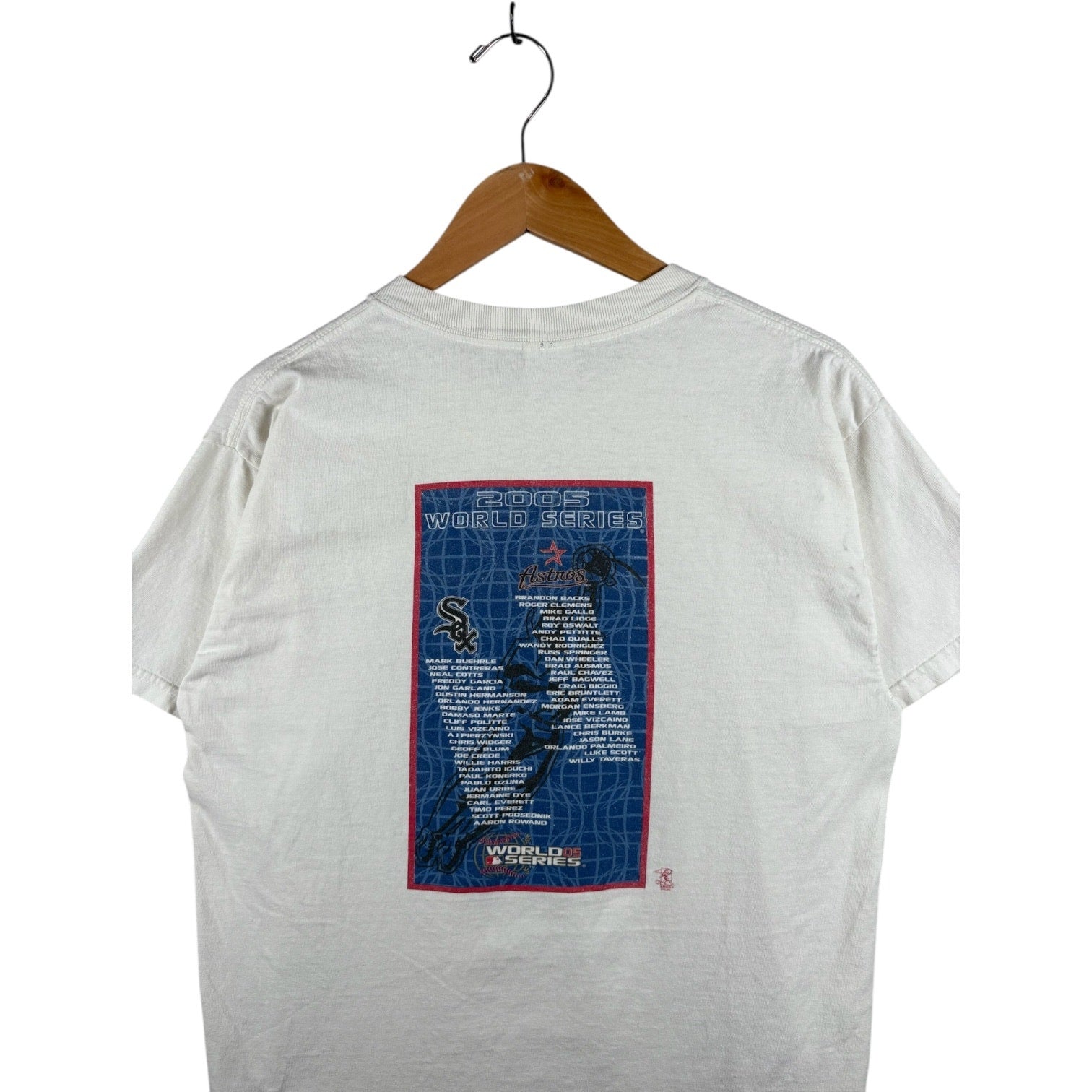 Vintage White Sox Vs. Astros World Series MLB T-Shirt 2005