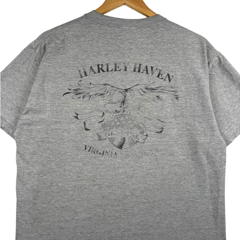Vintage Harley Davidson Haven Virginia Eagle T-Shirt