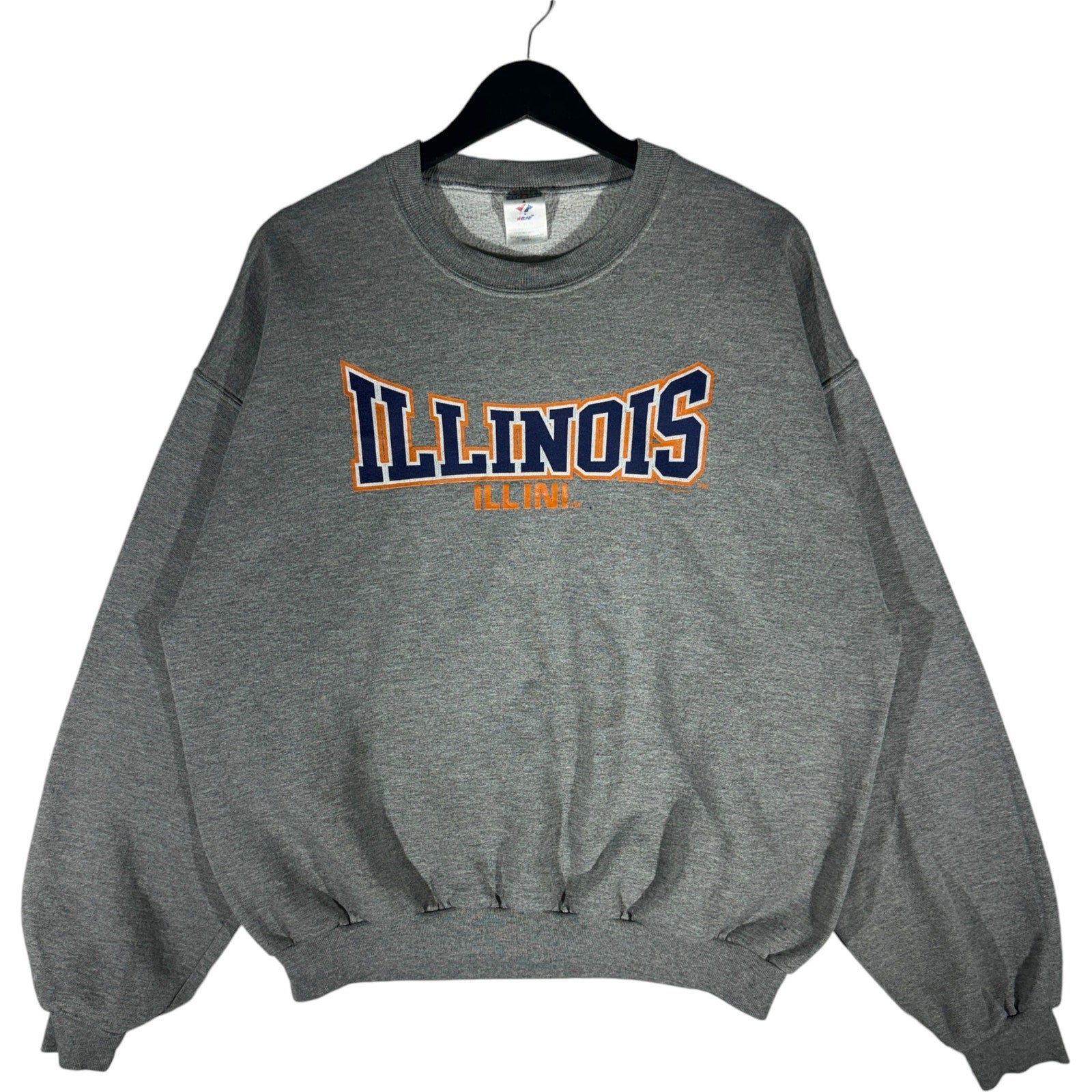 Vintage Illinois University Spellout Crewneck