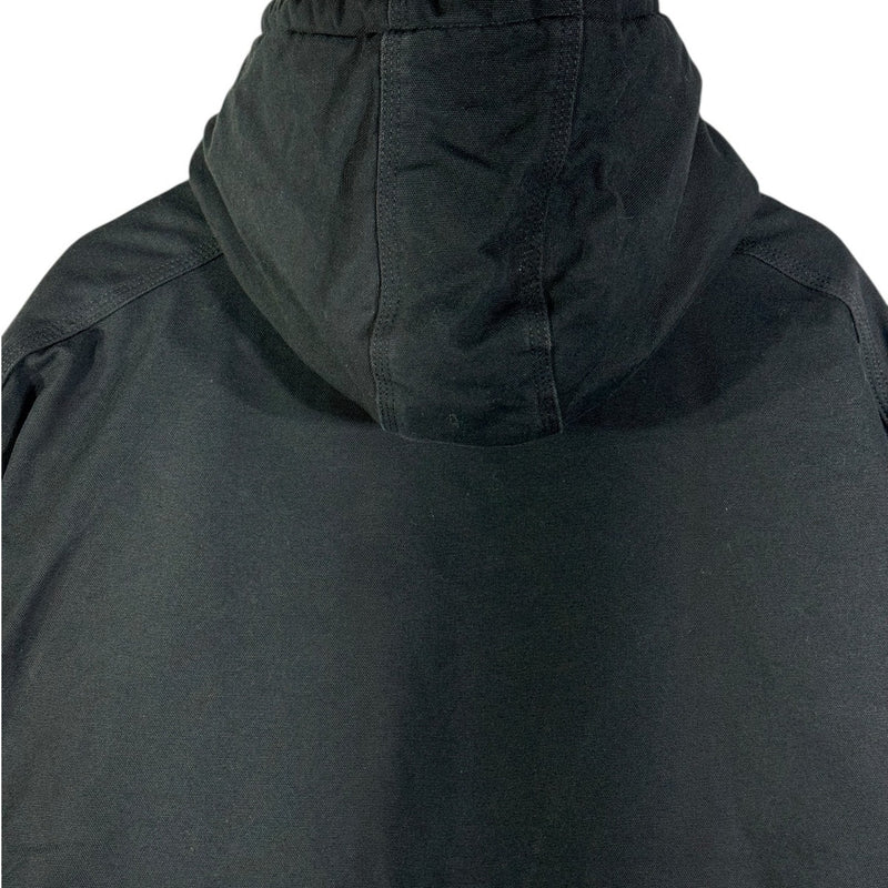 Vintage Carhartt Canvas Hooded Full Zip Workwear Jacket
