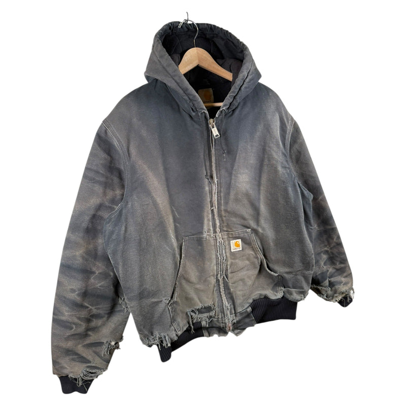 Vintage Carhartt Flannel-Lined Full Zip Hoodie