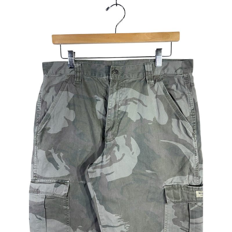 Vintage Wrangler Camouflage Cargo Shorts 32