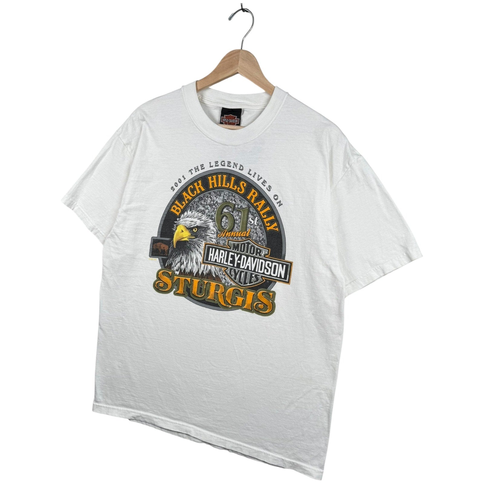 Vintage Harley Davidson Motorcycles T-Shirt 2001