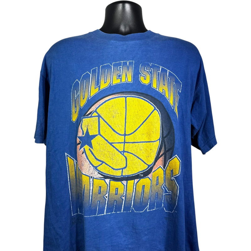 Vintage Logo 7 Golden State Warriors NBA Logo Tee 90s