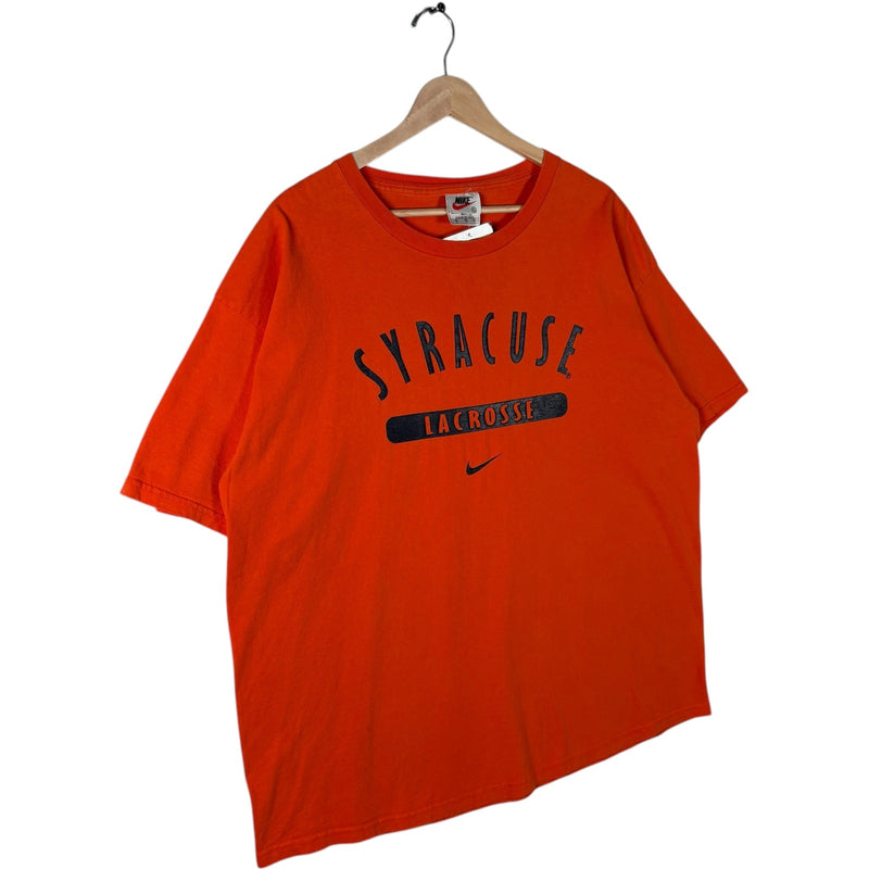 Vintage Nike Syracuse Lacrosse Arch Spellout University Tee