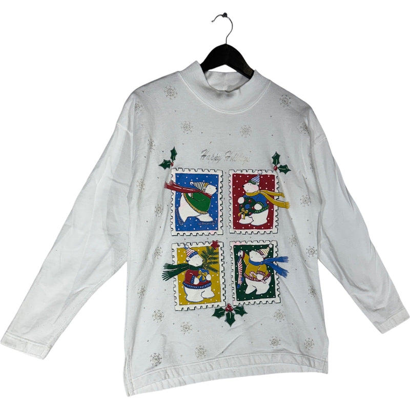 Vintage Polar Bear Christmas Crewneck