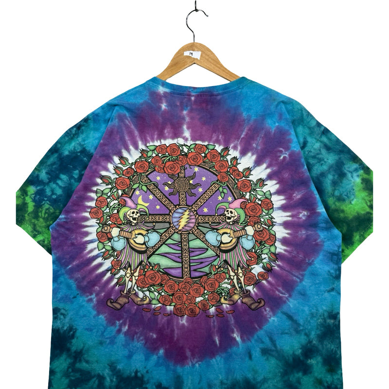 Vintage Grateful Dead Steal Your Face Tie Dye T-Shirt