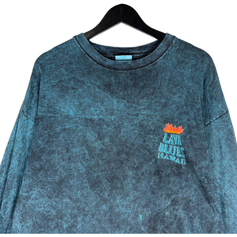 Vintage Lava Blues Kauai Hawaii Souvenir Long Sleeve