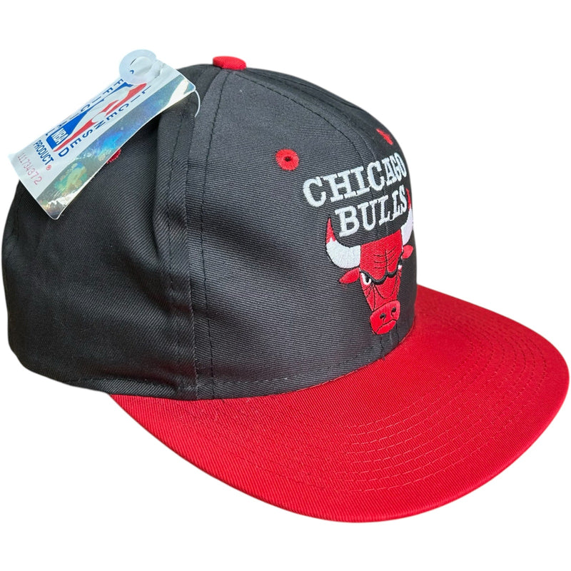 Vintage NWT Chicago Bulls Spellout NBA Snapback Hat