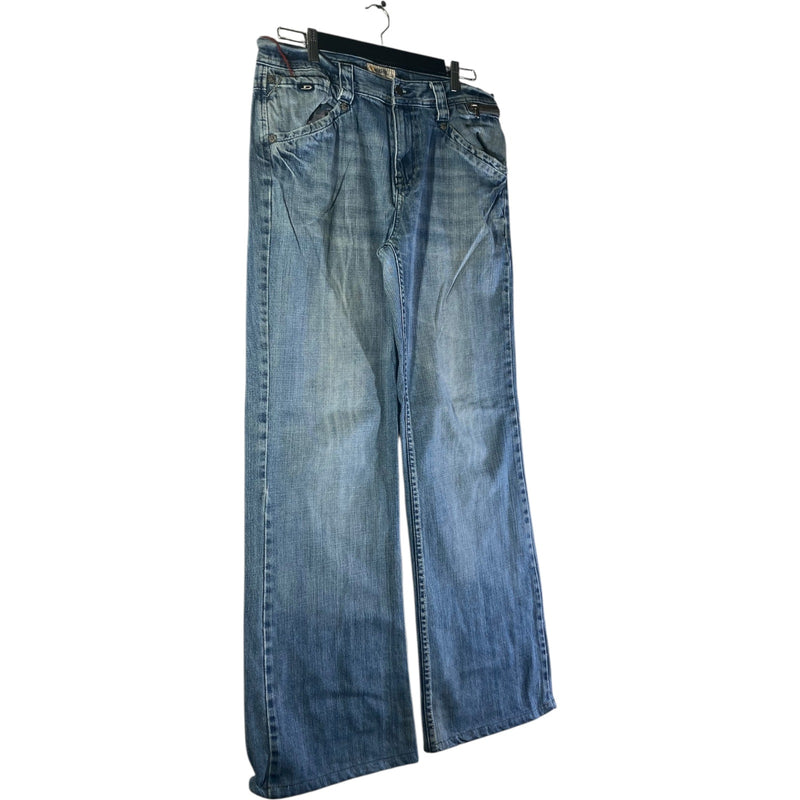 Vintage Diesel Hudson Wide Leg Denim Jeans 32x28